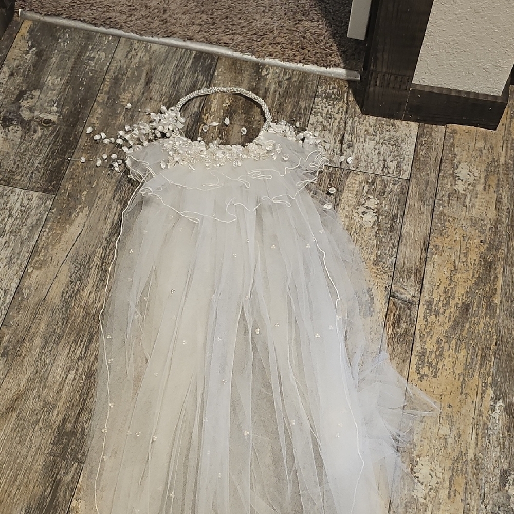Elegant White Beaded Dress